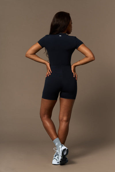 Fusion Noir Jumpsuit-Jumpsuits-Tienda Ropa Leggings Yoga Sostenibles Reciclados Mujer On-line Barcelona Believe Leichtathletik Nachhaltige Recycelte Yoga-Kleidung