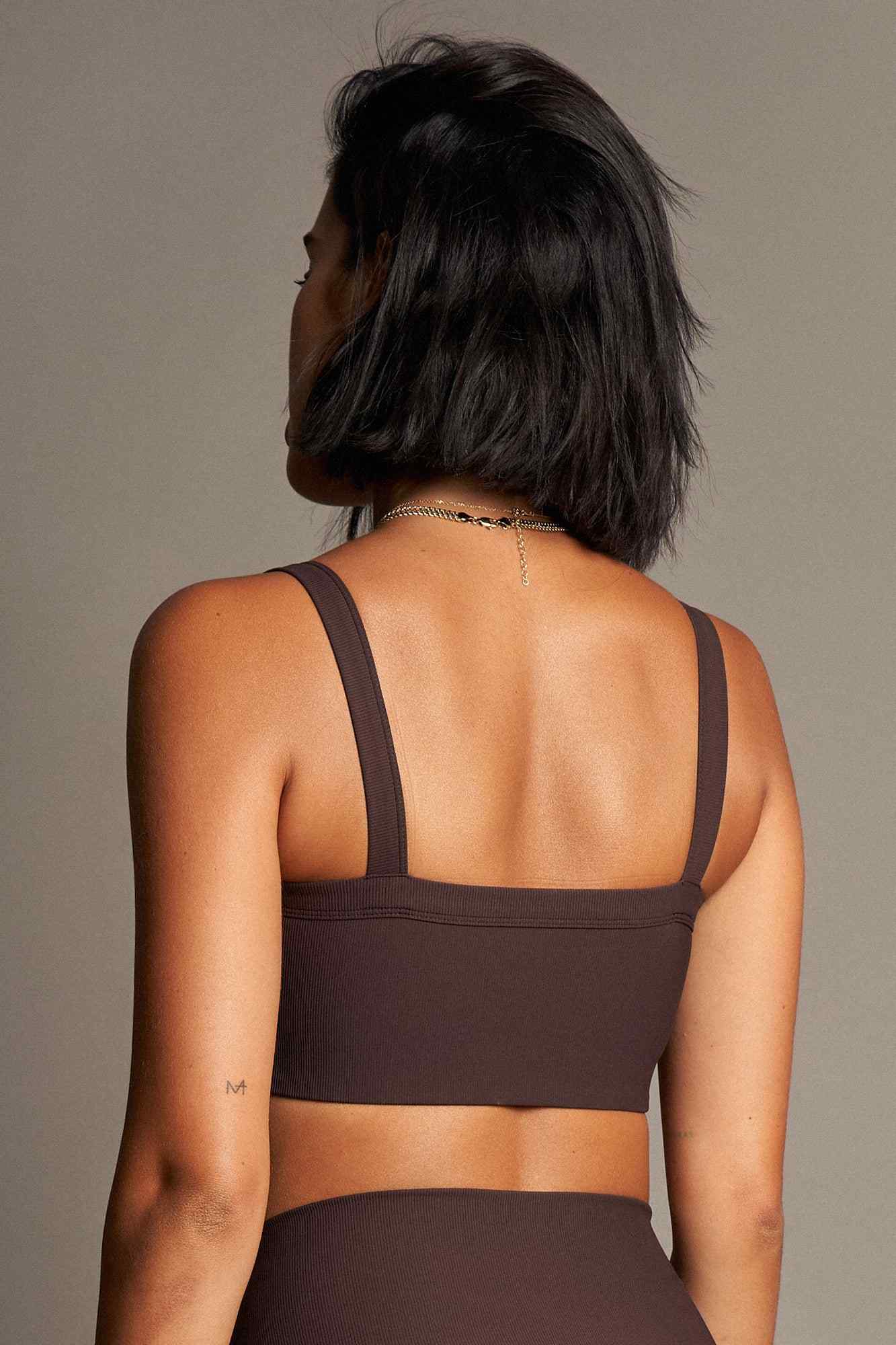 Hope Bra in Cocoa-Bras-Shop Kleidung Nachhaltige Recycelte Yoga Leggings Damen On-line Barcelona Believe Athletics Nachhaltige Recycelte Yoga-Kleidung