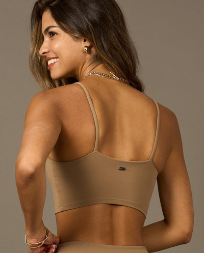 Radiant Bra en Caramel-Bras-Shop Sustainable Recycled Yoga Leggings Women's Clothing On-line Barcelona Believe Athletics Sustainable Recycled Yoga Clothes