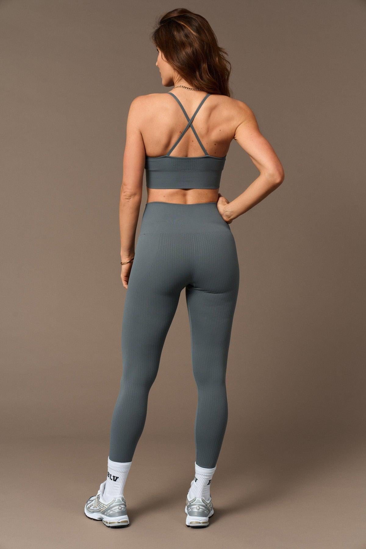 Vinyasa Bra Grey-Bras-Shop Clothing Sustainable Recycled Yoga Leggings Women On-line Barcelona Believe Athletics Sustainable Recycled Yoga Clothes